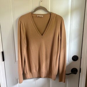 Everlane Cashmere Camel Knit Sweater